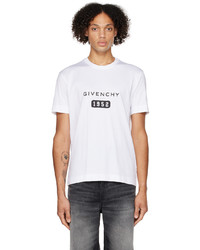 hellbeige bedrucktes T-Shirt mit einem Rundhalsausschnitt von Givenchy