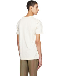 hellbeige bedrucktes T-Shirt mit einem Rundhalsausschnitt von Vivienne Westwood