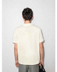 hellbeige bedrucktes T-Shirt mit einem Rundhalsausschnitt von Kenzo