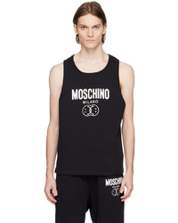 hellbeige bedrucktes Trägershirt von Moschino