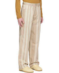 hellbeige bestickte Cargohose von Tommy Jeans