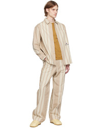 hellbeige bestickte Cargohose von Tommy Jeans