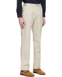 hellbeige bestickte Chinohose von Polo Ralph Lauren