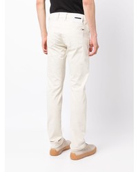 hellbeige bestickte Jeans von Sartoria Tramarossa