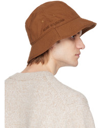 hellbeige bestickter Fischerhut von Acne Studios