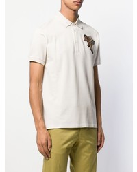 hellbeige besticktes Polohemd von Etro