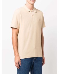 hellbeige besticktes Polohemd von Sandro Paris