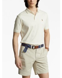 hellbeige besticktes Polohemd von Polo Ralph Lauren