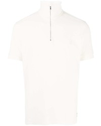 hellbeige besticktes Polohemd von Ron Dorff