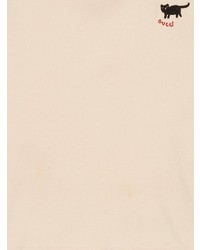 hellbeige besticktes Trägershirt von Gucci