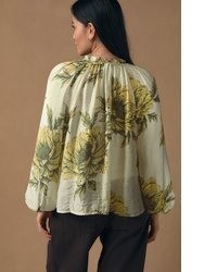 hellbeige Bluse mit Blumenmuster von NEXT