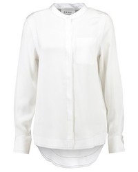 hellbeige Bluse mit Knöpfen von DKNY
