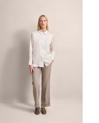 hellbeige Bluse von Bugatti