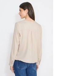 hellbeige Bluse von Cecil