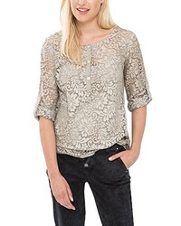 hellbeige Bluse von Comma CI