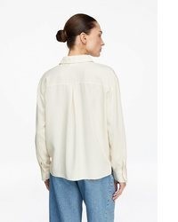 hellbeige Bluse von Comma
