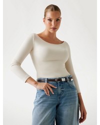 hellbeige Bluse von GUESS
