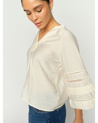 hellbeige Bluse von Mos Mosh