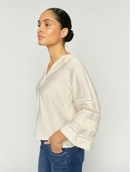 hellbeige Bluse von Mos Mosh