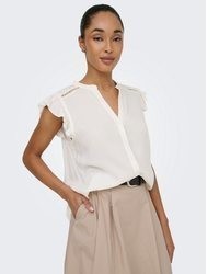 hellbeige Bluse von Only