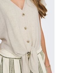 hellbeige Bluse von Only