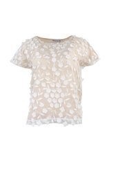 hellbeige Bluse von Passioni