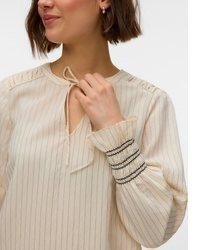 hellbeige Bluse von Vero Moda