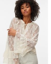 hellbeige Bluse von Vero Moda