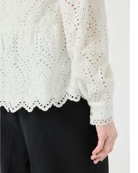 hellbeige Bluse von Y.a.s