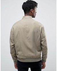 hellbeige Bomberjacke von Asos