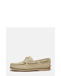 hellbeige Bootsschuhe von Timberland