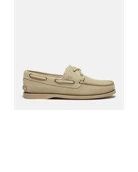 hellbeige Bootsschuhe von Timberland