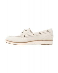 hellbeige Bootsschuhe von Timberland