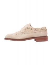 hellbeige Brogues