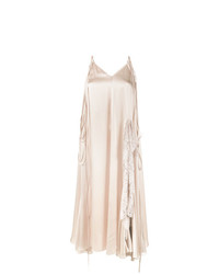 hellbeige Camisole-Kleid aus Seide von Y/Project