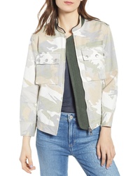 hellbeige Camouflage Bomberjacke