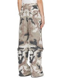 hellbeige Camouflage Cargohose von Isa Boulder