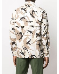 hellbeige Camouflage Langarmhemd von Kenzo