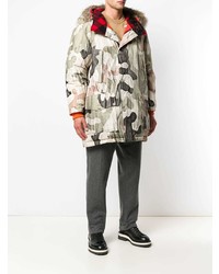 hellbeige Camouflage Parka von Woolrich