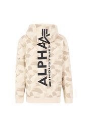hellbeige Camouflage Pullover mit einem Kapuze von Alpha Industries