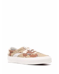 hellbeige Camouflage Segeltuch niedrige Sneakers von Vans