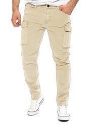 hellbeige Cargohose von Yazubi