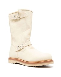 hellbeige Chelsea Boots aus Leder von Our Legacy