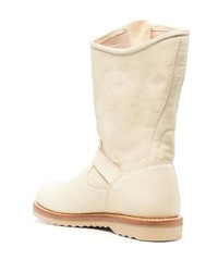 hellbeige Chelsea Boots aus Leder von Our Legacy