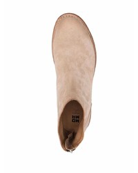 hellbeige Chelsea Boots aus Leder von Moma