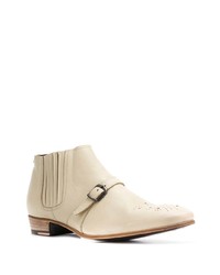 hellbeige Chelsea Boots aus Leder von Lidfort