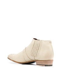 hellbeige Chelsea Boots aus Leder von Lidfort