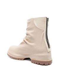 hellbeige Chelsea Boots aus Leder von 424