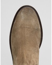 hellbeige Chelsea Boots aus Wildleder von Asos