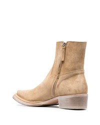 hellbeige Chelsea Boots aus Wildleder von Acne Studios